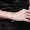 Gift 925 Silver Aberdeen Box Bracelet DFMCH172 Brand New Fashion 925 Bracelets de liaison de chaîne plaquée en argent sterling 291B