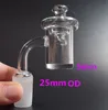 High Quality XL XXL Flat Top 25mm Quartz Banger Nail & Glass UFO Crank Carb Caps 10mm 14mm 18mm For Glass Bongs Water Pipes