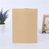 Kraft Paper Bags Aluminum Foil Mylar Zipper Retail Smell Proof Stand Up Resealable PVC Pouch For Food Cookies Snack Coffee Bean fruit Christmas Storage Packaging