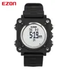 CWP Ezon L012 고품질 패션 캐주얼 디지털 시계 야외 스포츠 방수 나침반 손목 손목 시계
