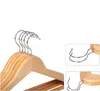 Natuurlijke houten kleerhanger jas hangers voor droge en natte dubbele doek Doel rek antislip opslag houders levert