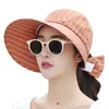 Kvinnor Sun Hat Wide Brim Hat Big Caps Fashion Cap Beach Sommar Sun Hat