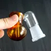 4 tigelas de coletor de cinzas de vidro estilo para cachimbos de água bong com fêmea macho 10 mm 14 mm 18 mm junta 2,2 polegadas Bubbler e Calabash Perc Ashcatcher Bowl