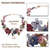 Bästa Lady Bohemian Luxury Wedding Flowers Animal Crystal Statement Halsband för kvinnor Mode Collar Chokers Halsband HotSale J190616