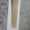 Keratine Rechte Europese Micro Kralen Haar Micro Kralen Geen Remy Nano Ring Links Menselijke Hair Extensions 100g 9 Kleuren Blonde Europees Haar