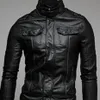 Zogaa Giacca in pelle moto da uomo 2019 Giacca in pelle da uomo autunno inverno Jaqueta De Couro Masculina Mens Coats1