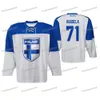 Maglia Finlandia Juho Lammikko Campionato del mondo IIHF 2019 Jussi Olkinuora Miika Koivisto Atte Ohtamaa Jani Hakanpaa Jere Sallinen Pesonen