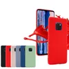 Naśladowany Ciecz Silikonowy TPU Case Slim Full Cover for Huawei P30 Lite P30 Pro P20 Lite P20 Pro Mate 20 Mate 20 Pro Crexpress