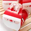 Decorazioni natalizie Belly Santa Cookie Candy Box Regalo per bambini Sorriso Pupazzo di neve Scatole per torte Forniture per feste di Capodanno Scatola per torte natalizie