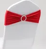 Elastyczna Organza Krzesło Okładki Sashes Band Wedding Bow Tie Plecami Rekwizyty Bowknot Spandex Krzesła Sash Klamry Pokrywa Wstecz Hostel Trim Różowy