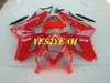 Fairings Injection Body Kit för Triumph Daytona 675 05 06 07 08 Bodywork Daytona675 2005 2008 ABS Red Fairing Kit + Presenter DA10