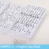 1400 stks alfabet kralen vsco 6mm witte kubus acryl kralen Engels brief kralen voor sieraden DIY maken vriendschap armbanden kettingen geschenk