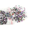 Manicure Acrylic 48PCS Nail Art Glitter Powder File Kit UV Gel Tips Decor Tool Powder Manicure Kit Nail Polish