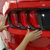 2pcs Carbon fiber ABS Rear Bumper Tail Light Lamp Cover For Ford Mustang 18+ Exterior Accessories