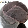 Pełna koronkowe peruki dla czarnych kobiet kręcone fala dziewicza ludzka peruka z włosami dla niemowląt średnia czapka naturalny kolor 130% 150% 180% gęstość