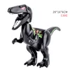 Duży rozmiar Dinozaur Jurassic Park Figurki Bloki Velociraptor Tyrannosaurus Rex Bloki Zestawy Kids Animal Zabawki Cegły Pudełko Prezent Jurassic Gra