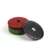 10 Pieces 4 Inch D100mm 7 Steps Diamond Flexible Wet Polishing Pads for Angle Grinder for Stone