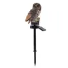 Lampe d'ornement d'animal de hibou de pelouse de cour de chemin de jardin de lumière LED d'énergie solaire imperméable à l'eau