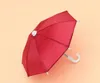 Mini simulering paraply för barn leksaker tecknad många färg paraplyer dekorativa fotografering rekord bärbara och ljus 100pcs gratis skepp