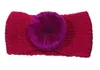 Bebek Headbands Kızlar Örme Tığ Hairband Çocuk Düğüm Elastik Turban Ins Hairband Sevimli Kafa Wrap Headdress Saç Aksesuarları Bantlar BYP4292