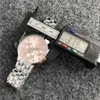 ファッションブランドの腕時計のための女性の女の子3ダイヤルスタイルの鋼鉄金属バンドクォーツ腕時計TOM6670