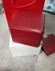 New Red Square Box Watch Box Original Men's Watch Box Inside and Outside216N