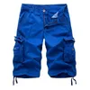 Spodenki męskie Męskie Dhgate Cargo Jednolite kolory Dorywczo Spodnie z kieszeniami Athletic Short Male Outdoor Beach Board