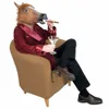 3 estilos Cabeça de cavalo Máscara animal Halloween Costume Party Brinquedos 2019 Máscara de Ano Novo Decoração April Fools Day