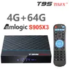 T95 MAX+ Amlogic S905X3 Android 9 TV BOX 4GB 64GB 32GB 2.4G5G wifi 4K 8K 24fps Set TopBox