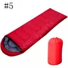 Envelop type outdoor camping slaapzak draagbare ultralight waterdichte reizen door te lopen katoen slaapzak met cap 210 * 75 LJJZ331