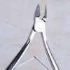 Szczelunek do paznokci Nipper Remover Remover Nipper 1 Sztuk Stal nierdzewna Dwustronna Palec Martwych Skóry Push Manicure Manicure