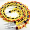 Nieuwe kleurrijke 1,5 m acryl handvat filter zachte pe slang tube mounthpiece tip DIY voor waterpijp shisha roken pijp hoge kwaliteit hot cake