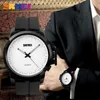 쿼츠 시계 남자 IP 검은 도금 대형 다이얼 30m 방수 패션 캐주얼 신사 Wristwatches Relogio Masculino 1208