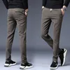 Męskie spodnie Casual Wiosna Jesień Winter Designer Solid Color Plus Size Slim Stretch Men Pot 28-381