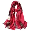 women girls 100% Real Mulberry SILK satin SCARF wrap shawl sarongs Silk Neckerchiefs 180*55cm factory sale MIXED 30 pcs/lot #4110