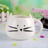 Hot 60Pcs Novelty Cute Cat Animal Milk Mug Ceramic Creative Coffee Porcelain Tea Cup Nice Gifts Children's Day Gift