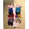 Neue ankunft Bögen Lagerung Gürtel Haarspange Haarband Organizer Kinder Regenbogen Farbe Haar Clips Haar Halter DIY Haar Zubehör 6 stücke