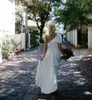 Blanc A-ligne Robes De Mariée Combinaison Une Épaule Doux Satin Plissé Dos Ouvert Réception De Mariage Robes De Novia Robes De Mari￩e