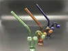 Snakelike Tobacco Bowl Pipes Glas Pyrex Oljebrännare Rörglas Rökning Tobak Glasrör Bubbler Vaporizer Tobaksrör för ört