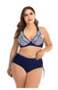 Sexy europee e americane Plus Size Bikini Bikini ferretto Big Cup Swimwear delle signore due pezzi costume da bagno Beach