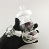 Nouveau Biberon Bong Oil Rigs Conduite D'eau 6.3 pouces Verre Feeder Bong Avec Diffuseur De Trous D'épingle Avec 14mm Bol En Verre Épais Dab Rigs Narguilé