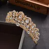 Luxury Silver Gold Bridal Crown Sparkle Beaded Crystals Royal Wedding Crowns Crystal Headband Hair Jewelry Accessories Party Studi6646801