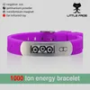 LITTLE FROG Personality Men Bracelet Energy Stainless Steel & Silicone Bracelets Magnetic Hematite Bead Jewelry 20005317f