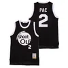 أفضل جودة من بطولة Moive اطلاق النار 2 Pac Jerseys College Basket