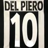 Ju 96/97 Vintage Classic Home Shirt koszulka krótkie rękawy Del Piero Inzaghi Niestandardowy numer Numer Patches Sponsor