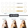 10 inch YouTube Makeup Video Live Shooting Led Live Stream Selfie Light met statief stand ringlight video PPGraphy Circle Tikok6113493