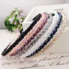 أزياء Shinny Crystal Hairbands Headed Haop Hoop 2019 New Diamond Hair Band for Women Rhinestone Beachsplys Association9894835