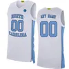 Custom North Carolina Tar Hakken 2020 NCAA Basketbal Cole Anthony Vince Carter 5 Nassir Little Garrison Brooks Michael UNC College Jersey