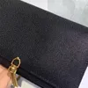 Envelope with caviar shoulder bags Classic chain handbags High quality Cross body bag Messenger bag with box250a