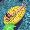 Colchón inflable de piña de 180cm, flotadores flotantes para piscina, anillo de natación con forma de fruta, juguete de playa, anillos de asiento de pvc para adultos